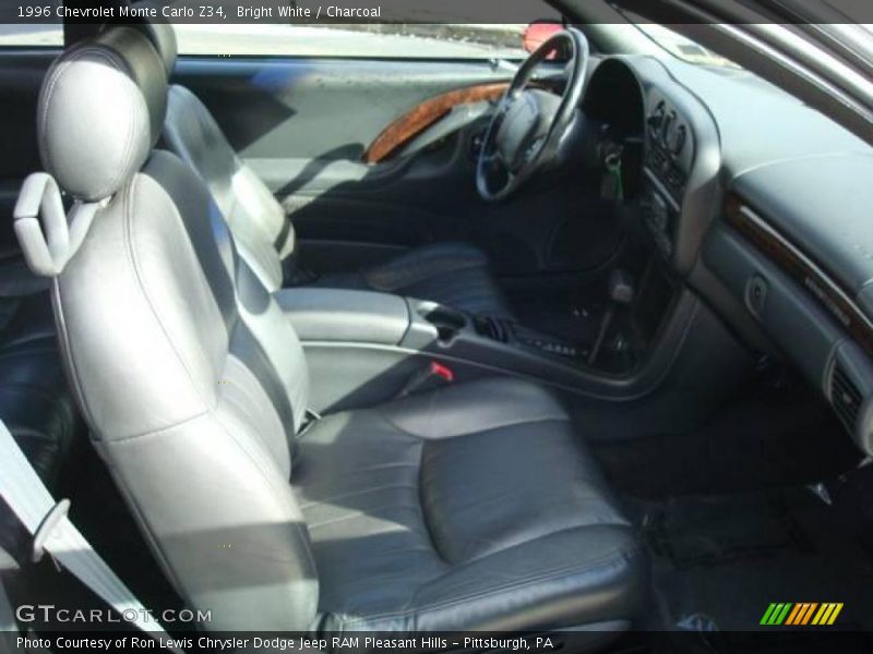 Bright White / Charcoal 1996 Chevrolet Monte Carlo Z34