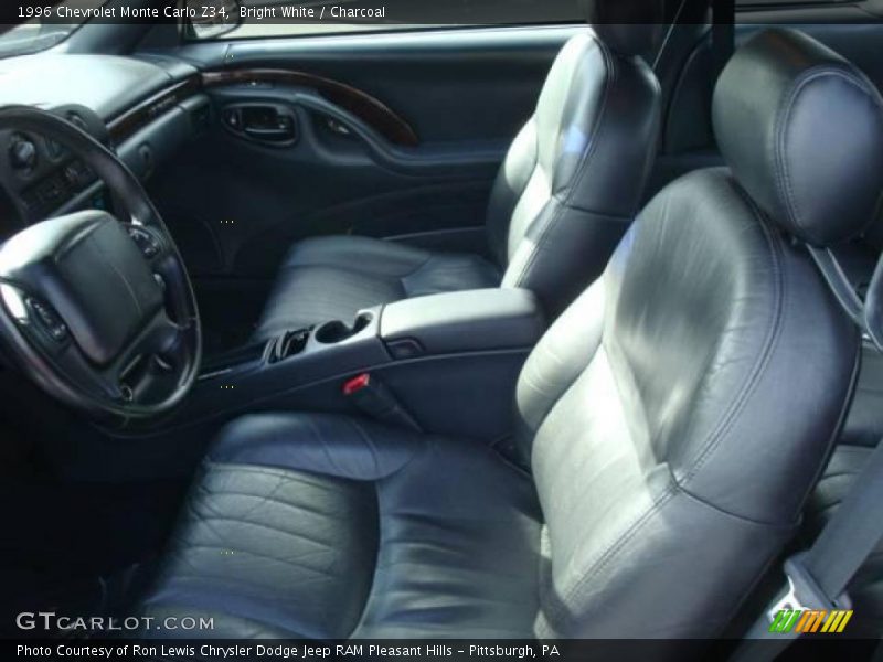 Bright White / Charcoal 1996 Chevrolet Monte Carlo Z34