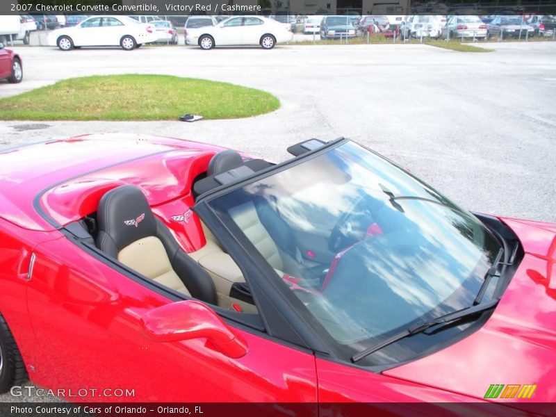 Victory Red / Cashmere 2007 Chevrolet Corvette Convertible