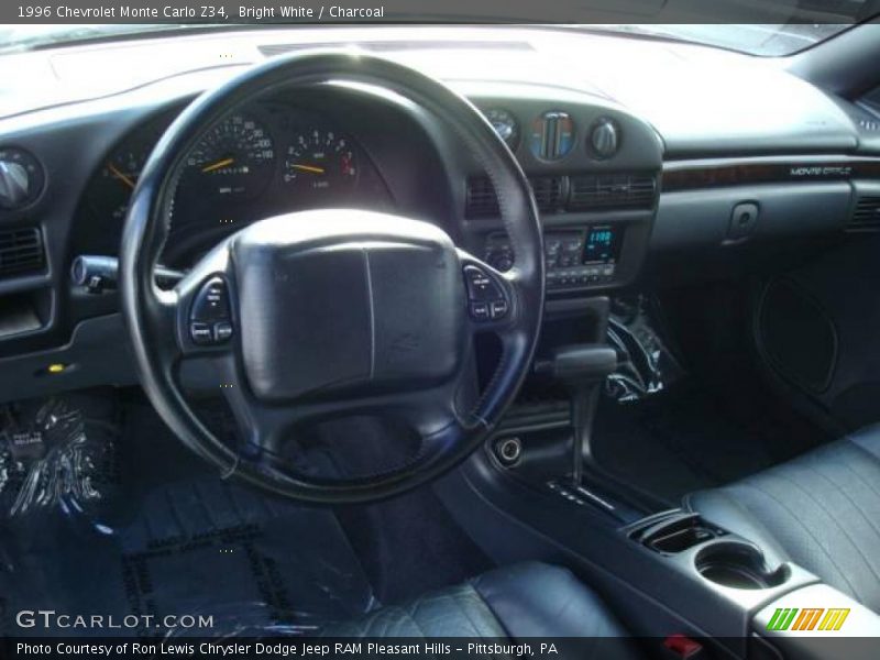 Bright White / Charcoal 1996 Chevrolet Monte Carlo Z34