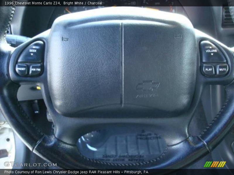 Bright White / Charcoal 1996 Chevrolet Monte Carlo Z34