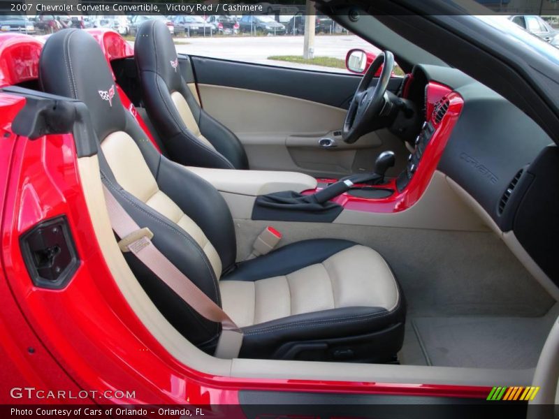 Victory Red / Cashmere 2007 Chevrolet Corvette Convertible