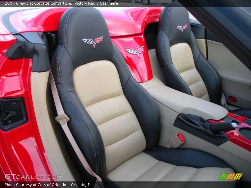 Victory Red / Cashmere 2007 Chevrolet Corvette Convertible