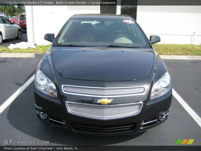 Black Granite Metallic / Cocoa/Cashmere 2010 Chevrolet Malibu LTZ Sedan