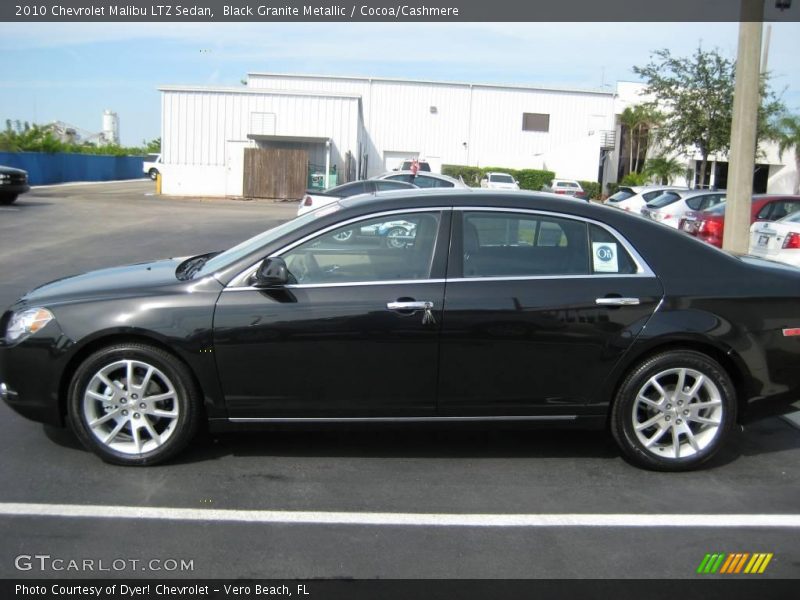 Black Granite Metallic / Cocoa/Cashmere 2010 Chevrolet Malibu LTZ Sedan