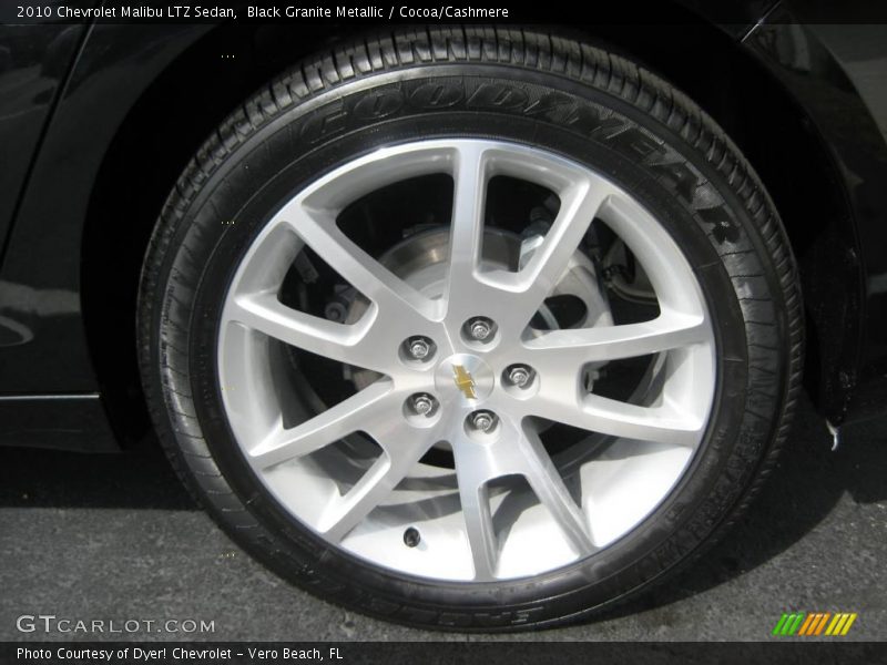 Black Granite Metallic / Cocoa/Cashmere 2010 Chevrolet Malibu LTZ Sedan
