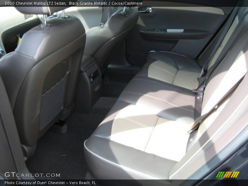 Black Granite Metallic / Cocoa/Cashmere 2010 Chevrolet Malibu LTZ Sedan