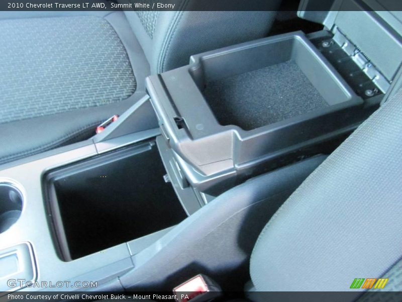Summit White / Ebony 2010 Chevrolet Traverse LT AWD