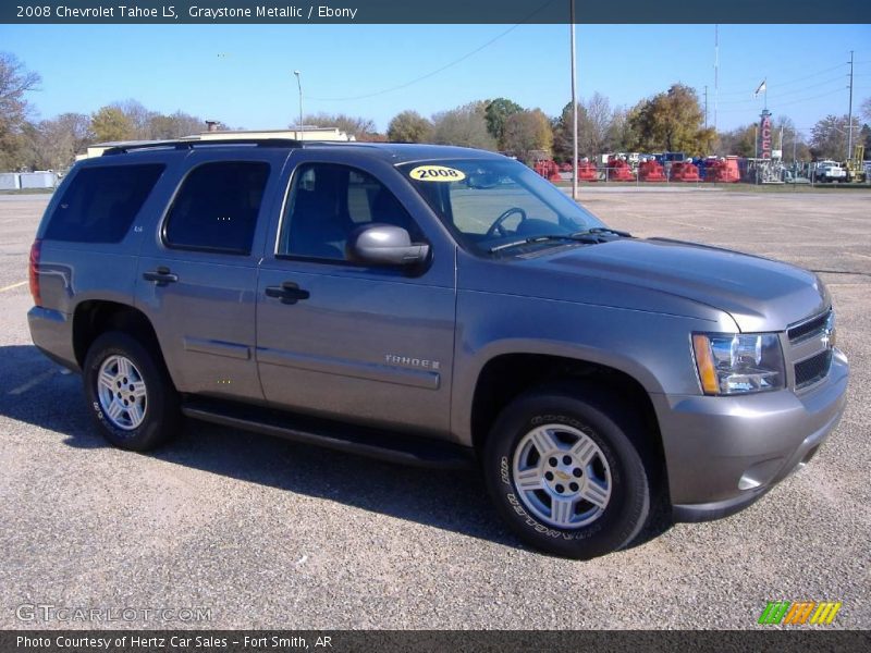 Graystone Metallic / Ebony 2008 Chevrolet Tahoe LS