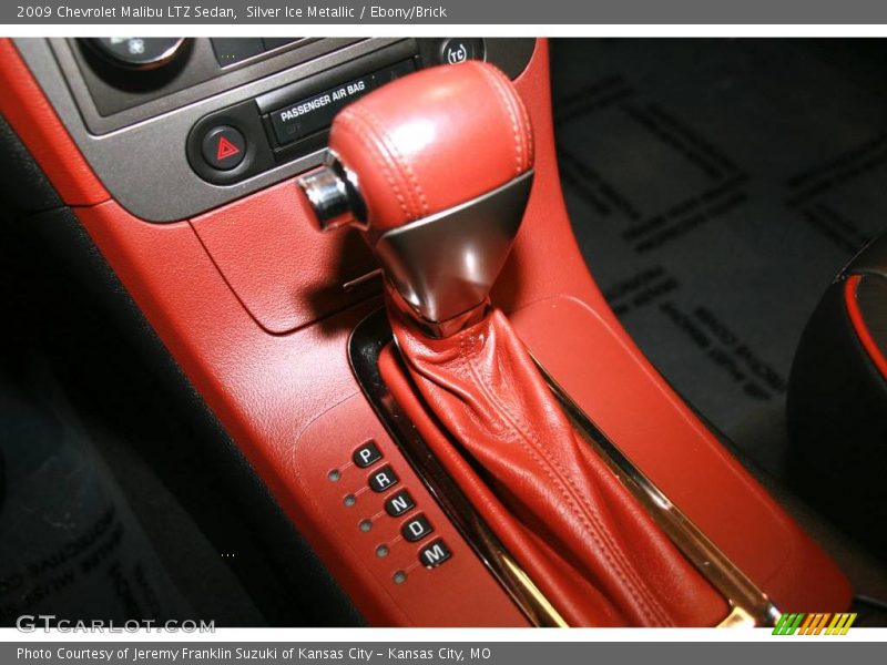 Silver Ice Metallic / Ebony/Brick 2009 Chevrolet Malibu LTZ Sedan