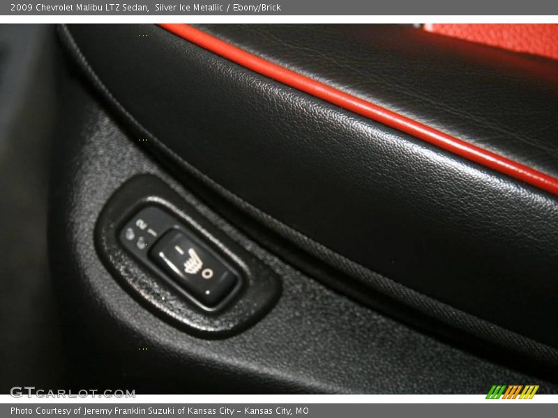 Silver Ice Metallic / Ebony/Brick 2009 Chevrolet Malibu LTZ Sedan