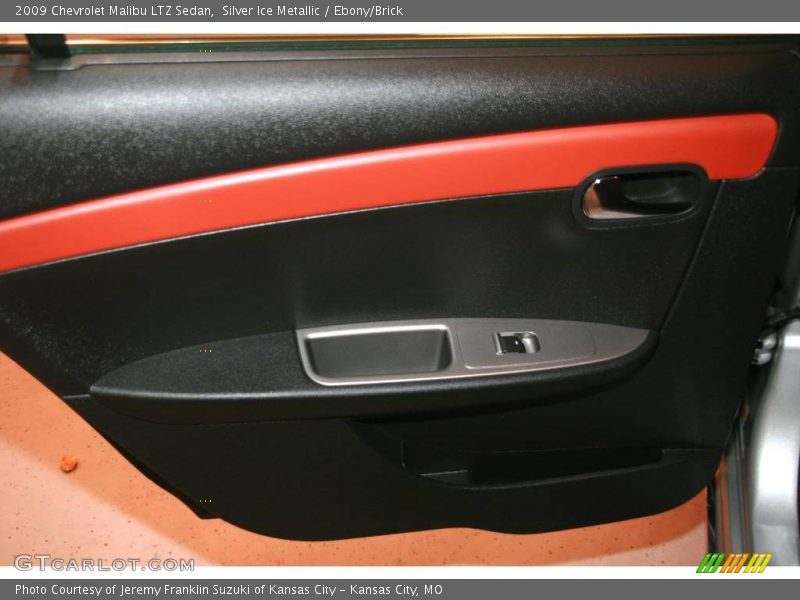 Silver Ice Metallic / Ebony/Brick 2009 Chevrolet Malibu LTZ Sedan