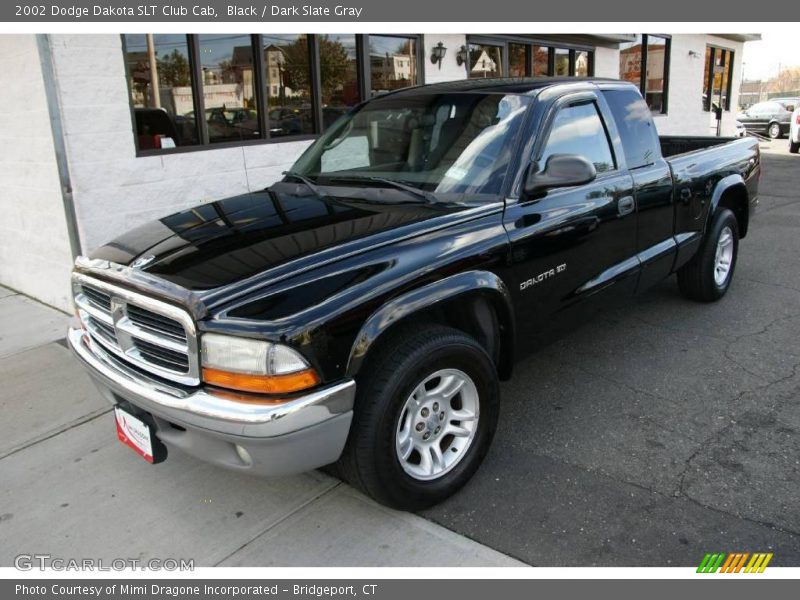 Black / Dark Slate Gray 2002 Dodge Dakota SLT Club Cab