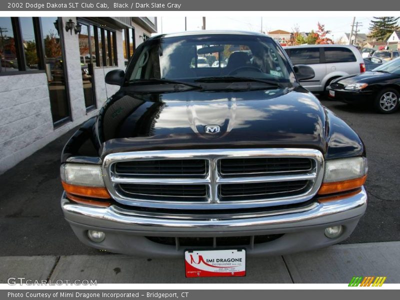 Black / Dark Slate Gray 2002 Dodge Dakota SLT Club Cab