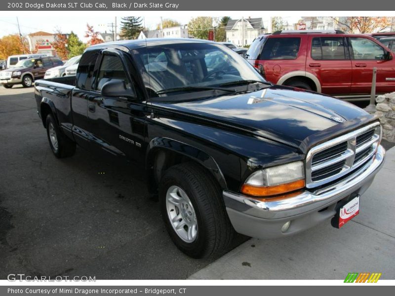 Black / Dark Slate Gray 2002 Dodge Dakota SLT Club Cab