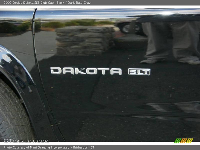 Black / Dark Slate Gray 2002 Dodge Dakota SLT Club Cab