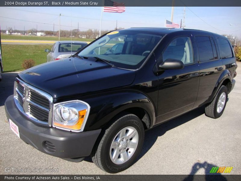 Black / Medium Slate Gray 2004 Dodge Durango ST