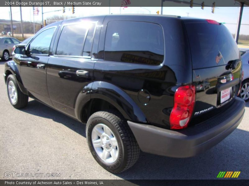 Black / Medium Slate Gray 2004 Dodge Durango ST