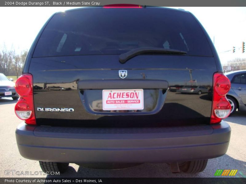 Black / Medium Slate Gray 2004 Dodge Durango ST