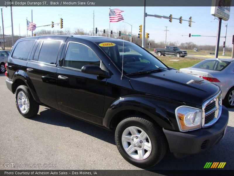 Black / Medium Slate Gray 2004 Dodge Durango ST