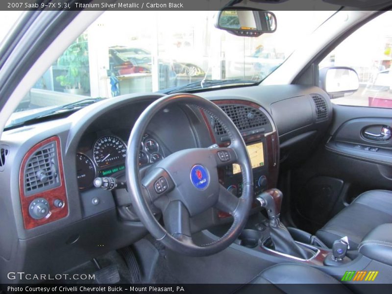 Titanium Silver Metallic / Carbon Black 2007 Saab 9-7X 5.3i