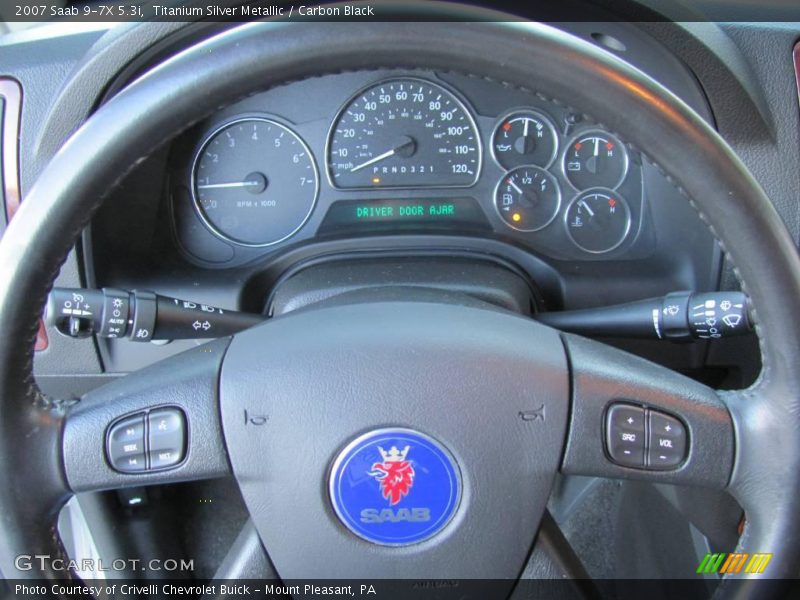Titanium Silver Metallic / Carbon Black 2007 Saab 9-7X 5.3i