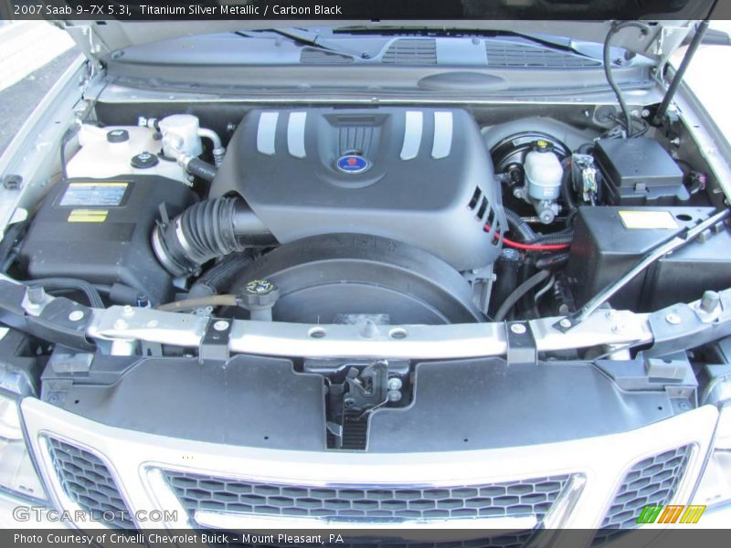 Titanium Silver Metallic / Carbon Black 2007 Saab 9-7X 5.3i