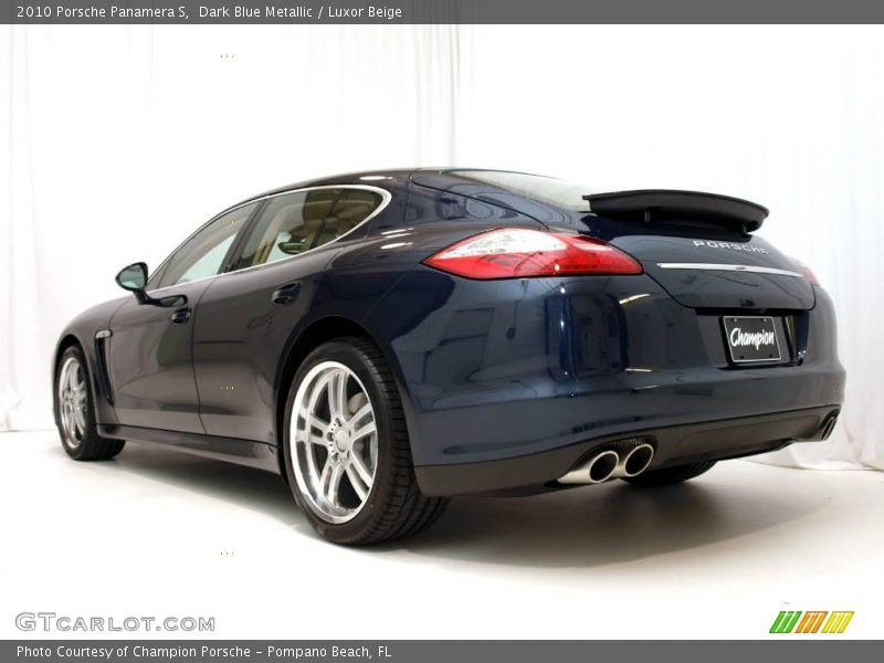 Dark Blue Metallic / Luxor Beige 2010 Porsche Panamera S