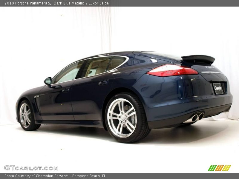 Dark Blue Metallic / Luxor Beige 2010 Porsche Panamera S