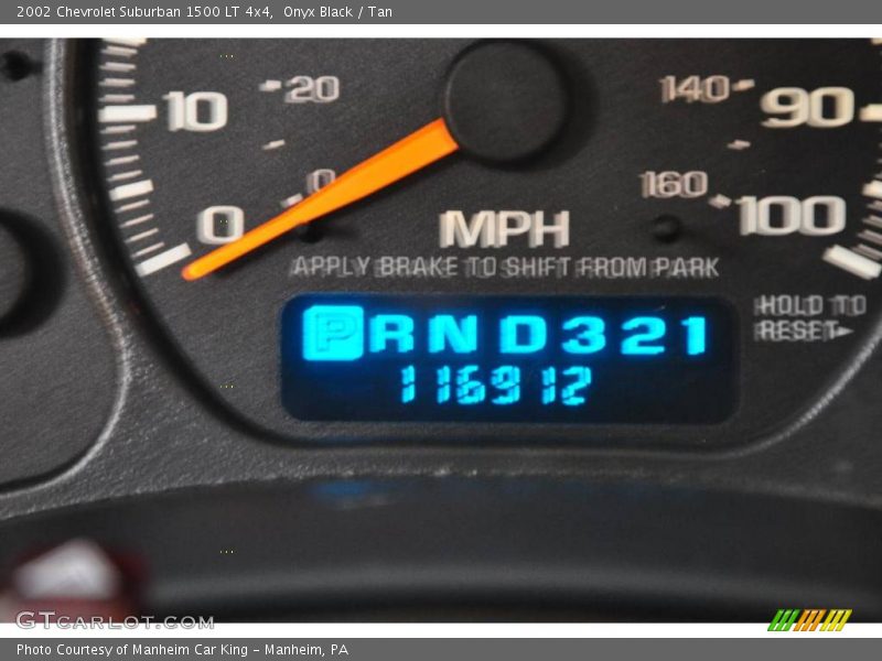 Onyx Black / Tan 2002 Chevrolet Suburban 1500 LT 4x4