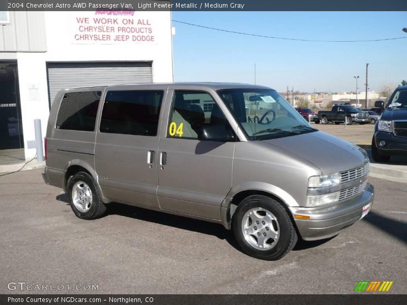 Light Pewter Metallic / Medium Gray 2004 Chevrolet Astro AWD Passenger Van