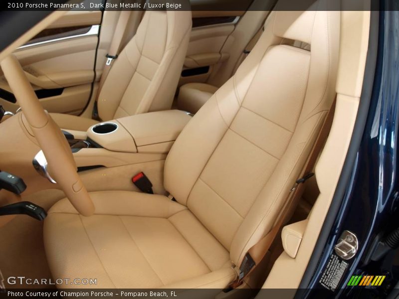 Dark Blue Metallic / Luxor Beige 2010 Porsche Panamera S