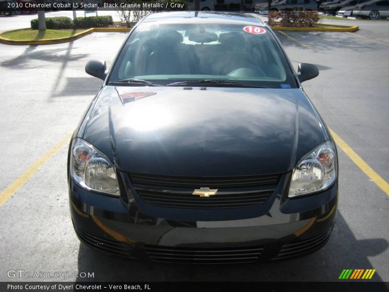 Black Granite Metallic / Gray 2010 Chevrolet Cobalt LS Sedan