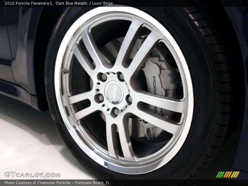 Dark Blue Metallic / Luxor Beige 2010 Porsche Panamera S