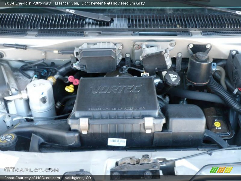 Light Pewter Metallic / Medium Gray 2004 Chevrolet Astro AWD Passenger Van