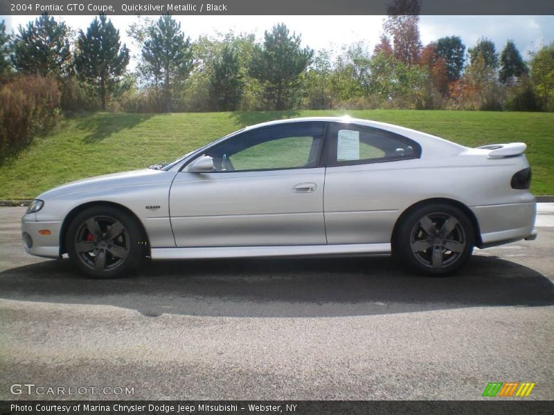 Quicksilver Metallic / Black 2004 Pontiac GTO Coupe