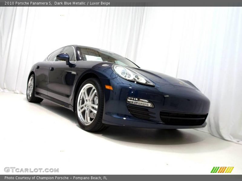 Dark Blue Metallic / Luxor Beige 2010 Porsche Panamera S