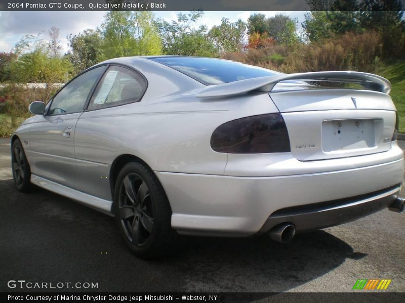 Quicksilver Metallic / Black 2004 Pontiac GTO Coupe