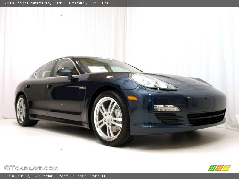 Dark Blue Metallic / Luxor Beige 2010 Porsche Panamera S