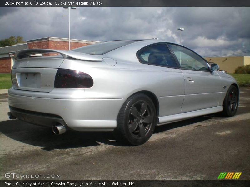 Quicksilver Metallic / Black 2004 Pontiac GTO Coupe