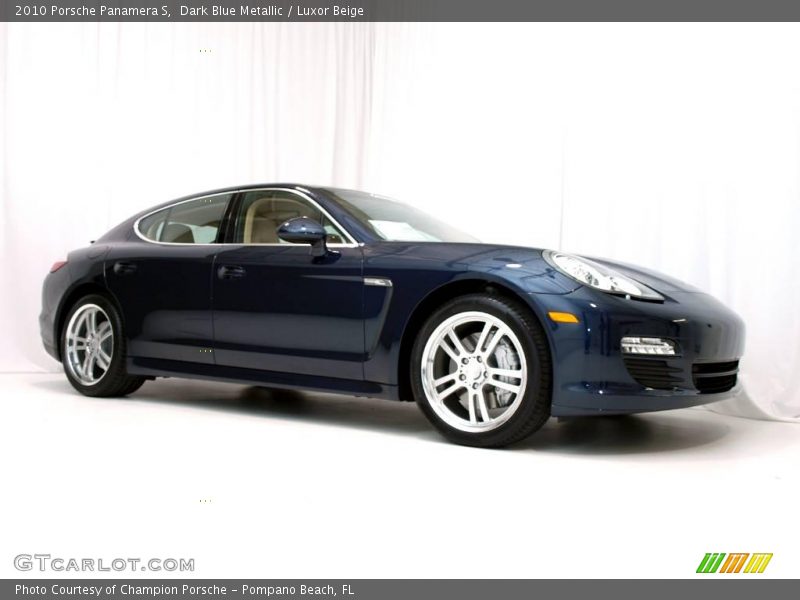 Dark Blue Metallic / Luxor Beige 2010 Porsche Panamera S