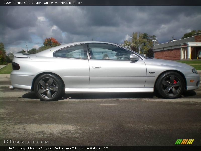 Quicksilver Metallic / Black 2004 Pontiac GTO Coupe