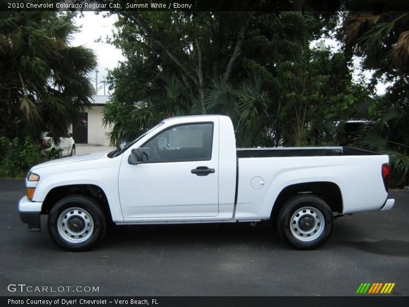 Summit White / Ebony 2010 Chevrolet Colorado Regular Cab