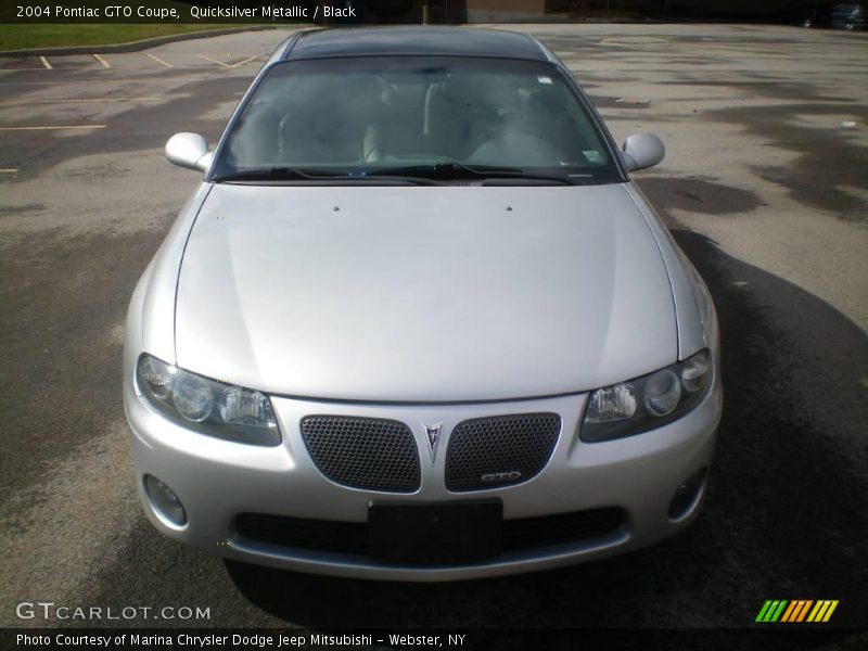 Quicksilver Metallic / Black 2004 Pontiac GTO Coupe
