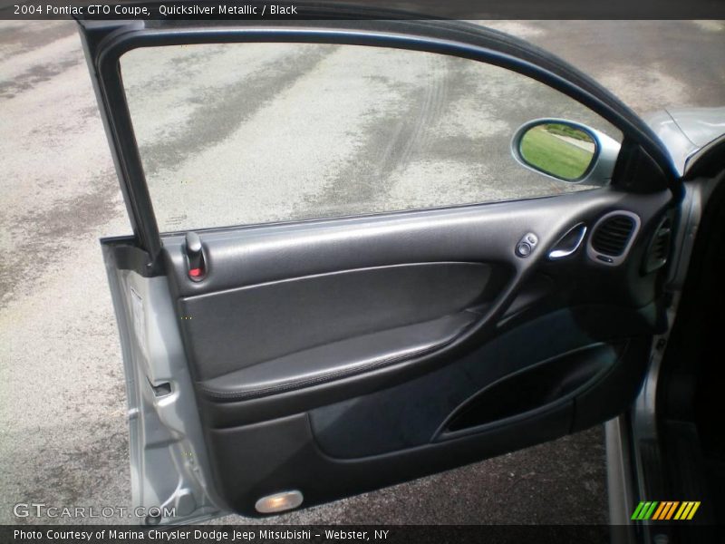 Quicksilver Metallic / Black 2004 Pontiac GTO Coupe