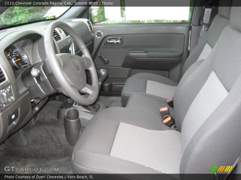 Summit White / Ebony 2010 Chevrolet Colorado Regular Cab