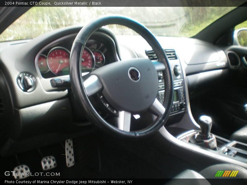 Quicksilver Metallic / Black 2004 Pontiac GTO Coupe