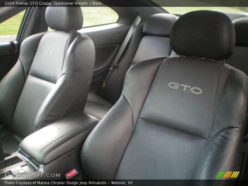 Quicksilver Metallic / Black 2004 Pontiac GTO Coupe