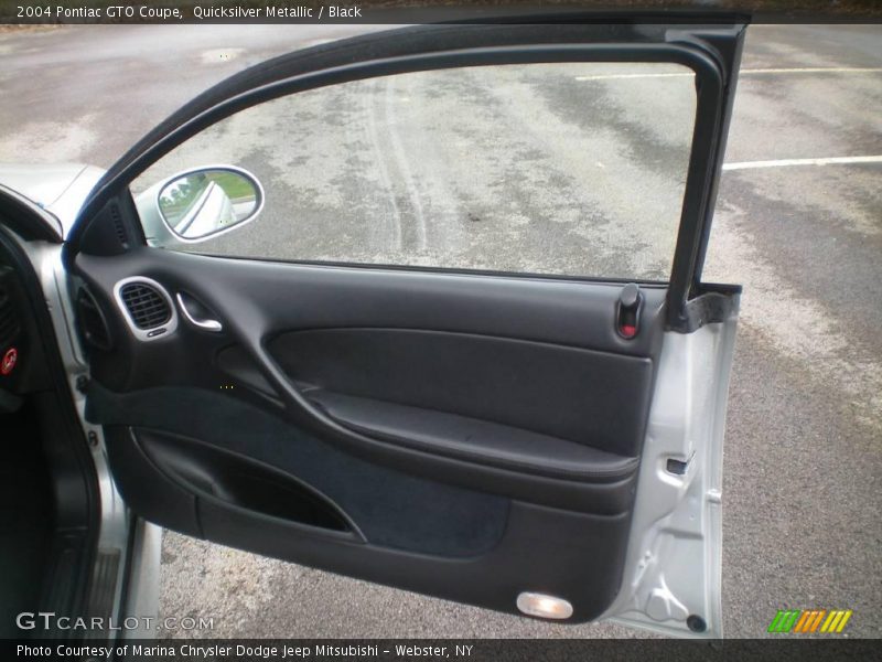Quicksilver Metallic / Black 2004 Pontiac GTO Coupe