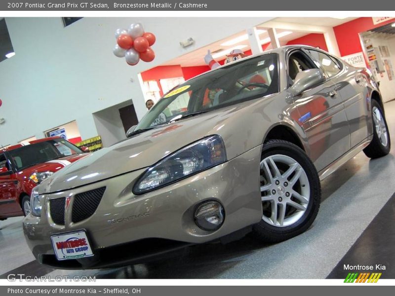 Bronzestone Metallic / Cashmere 2007 Pontiac Grand Prix GT Sedan